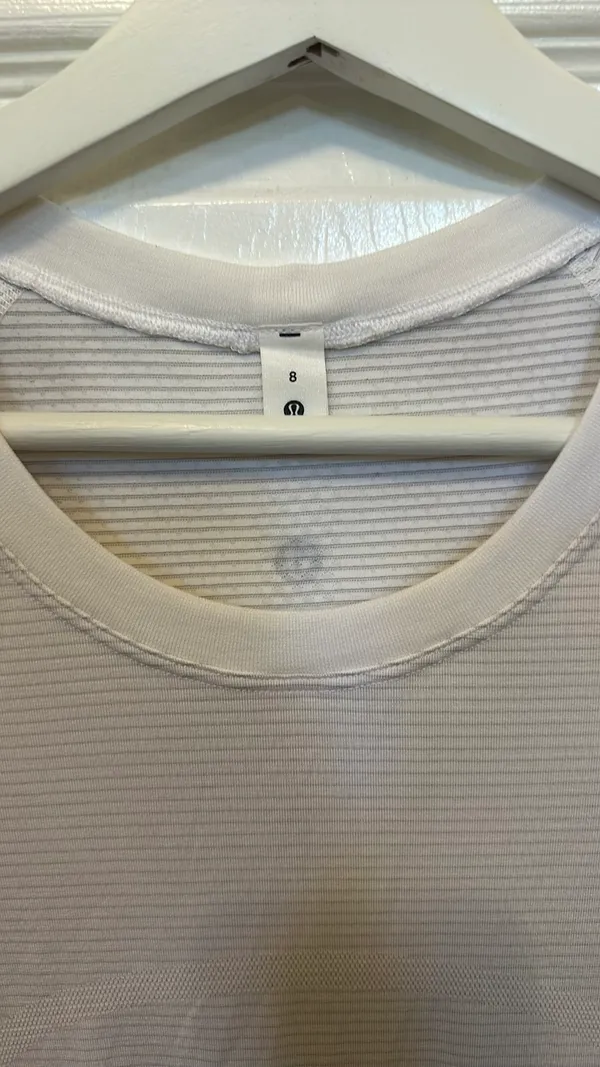 Lululemon White Swiftly Tech Short Sleeve - Image 2