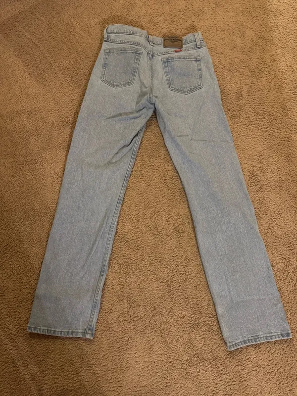 Wrangler Light Wash Jeans Straight - Image 6