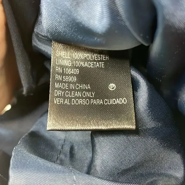 Tahari Arthur S. Levine Cocktail Formal Dress Navy size 4 - Image 7