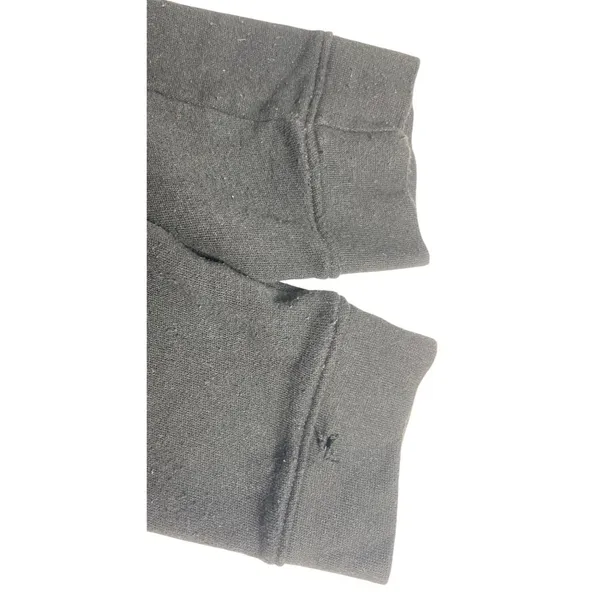 Gap Black Hoodie Sweatshirt M Cotton Blend Pullover With Front Pocket & Gap Logo - Image 6