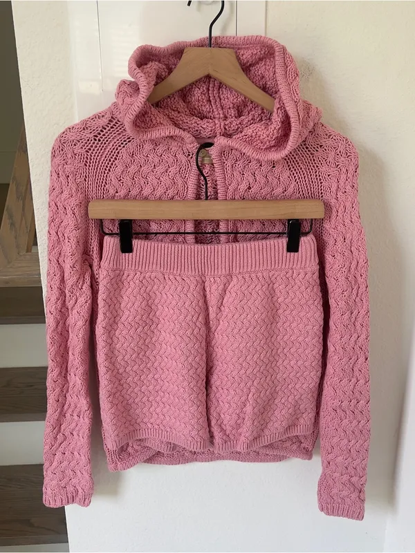 Free People Free Est Laguna Love Sweater Set - Blush Pink - NWT - Image 3