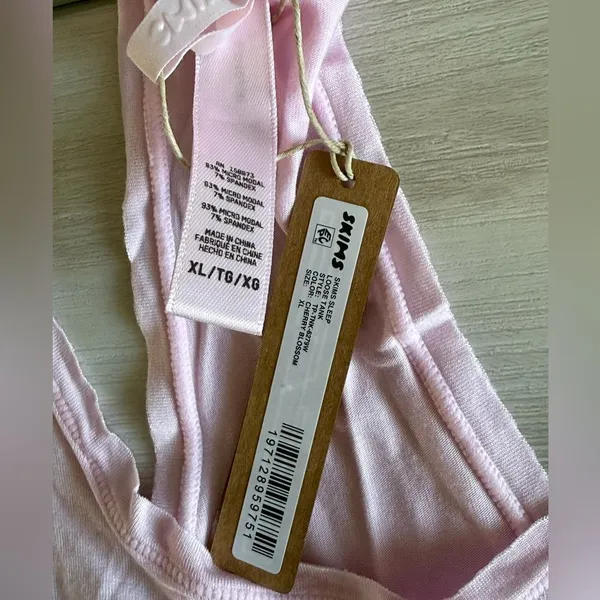 SKIMS Sleep Loose Tank Pink XL NWT - Image 5