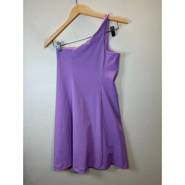 Outdoor Voices One Shoulder Dress Womens XS Lavender Purple Active Skort Dress - Image 4