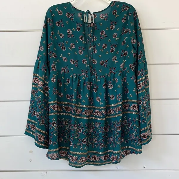 Altar’d State Floral Boho Peasant Top Small - Image 8