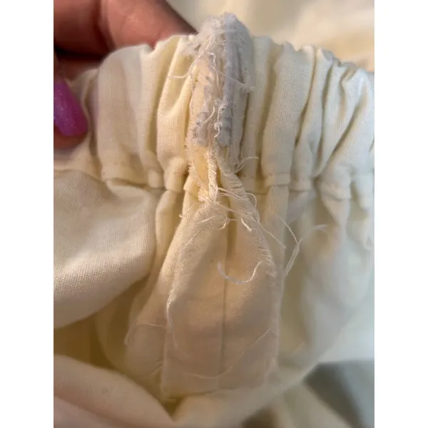 Vintage Handmade 50s Style Poodle Skirt Off White Record Music Note Costume - Image 5
