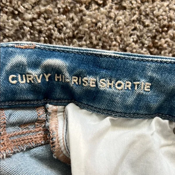 Brand New American Eagle Outfitters Curvy High Rise Shortie - Image 4