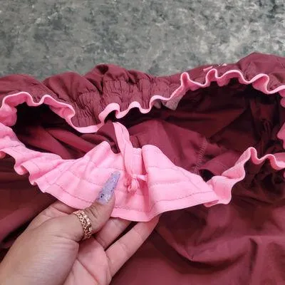 Fabletics Breathe Run Shorts In Rust/Spring Pink - Image 4