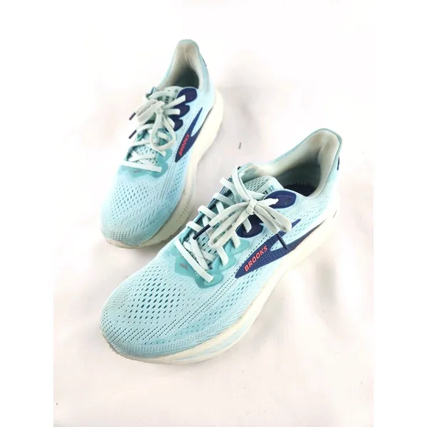Brooks Ghost 17 Shoes Womens 11.5 Clearwater Navy Peony Running Athletic Sneaker - Image 14