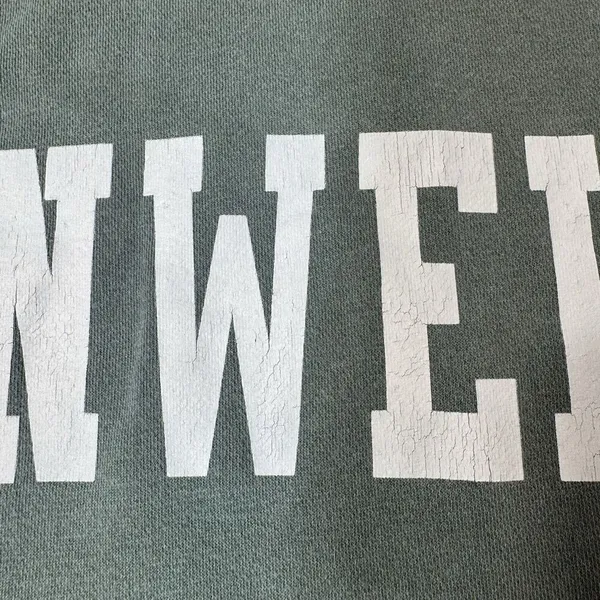 Barstool Call Her Daddy Womens XL Unwell Hoodie Distressed Green Sweatshirt - Image 6