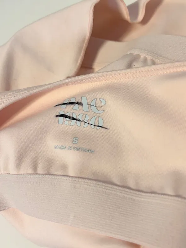 Pacsun Bra Free Built In Bra Padded Stretch Cami Tank Top Light Pink Womens S - Image 3