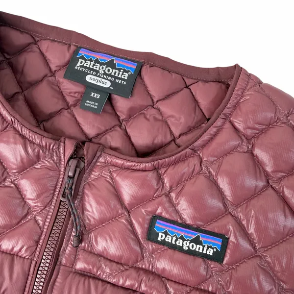 Patagonia Women’s AlpLight 800 Fill Down Dark Ruby Pullover Size XXS - Image 3