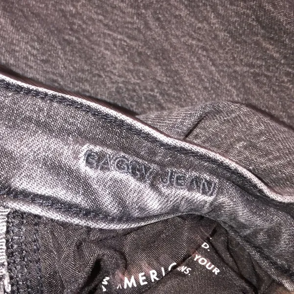 American eagle black baggy jeans size 6 short - Image 5