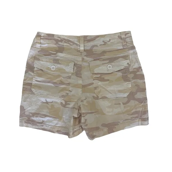 Boston Proper Womens Shorts 4 Tan Brown Camo Cargo Casual Summer Y2K 2BM3490 - Image 2