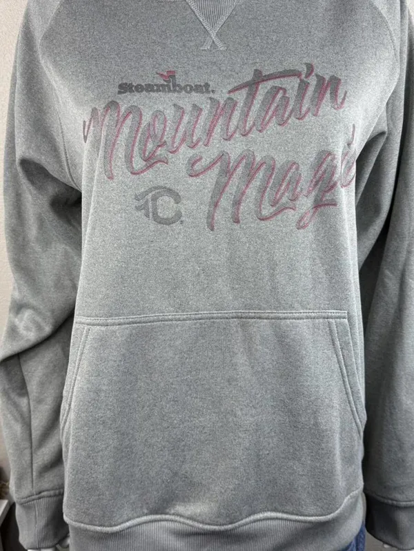 Cute Womens Sweatshirt Size S Silver - Image 2