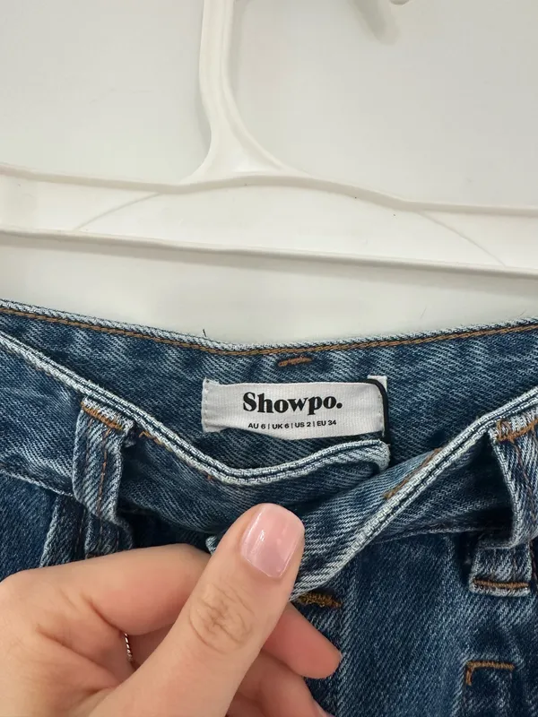 Showpo Alisa Midi Jean Skirt - Image 3