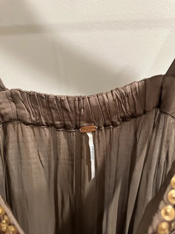 FREE PEOPLE Isadora Midi Dress in Green Size Small - Image 5