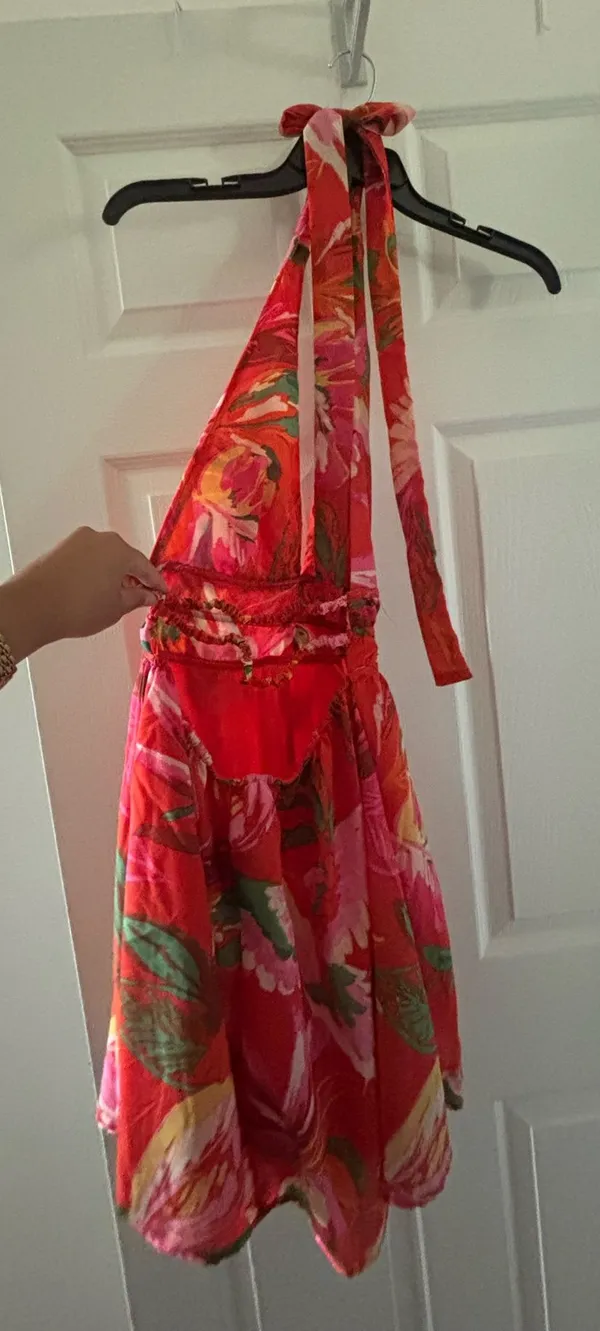Boho mini dress Red - Image 2