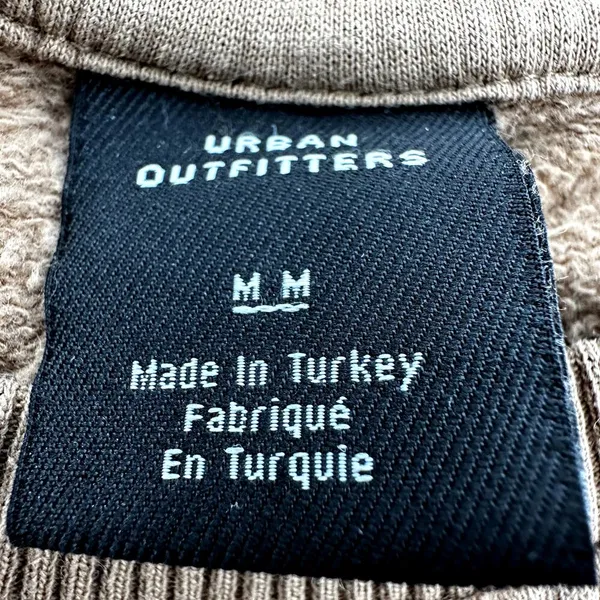 Urban Outfitters Montana Sweatshirt Embroidered Pullover Fleece Brown Medium - Image 3