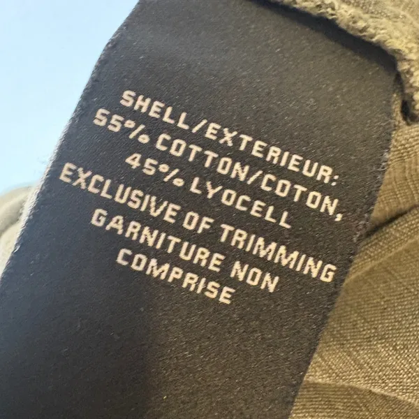 7 For All Mankind Olive Green Cargo Jogger Pants Cotton Lyocell‎ Size Large - Image 6