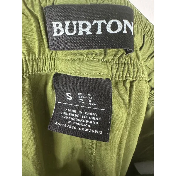 Burton Joy Jogger Pants Women Size S Green Gorpcore Utility Outdoor hiking - Image 6