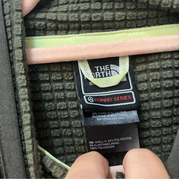 THE NORTH FACE SPRUCE GREEN FUSEFORM DOLOMITI FULL ZIP JACKET woman’s sz Large - Image 3