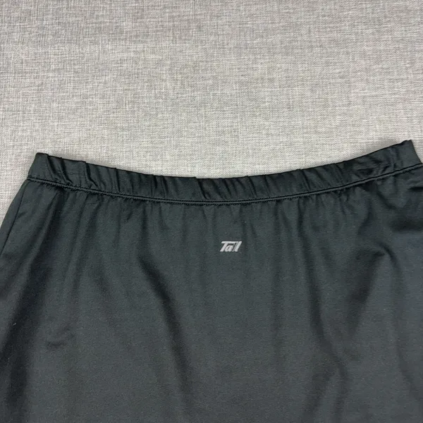 Tail Skirt Womens S Black Pleated Short Jersey Polyester Spandex Elastic Waist - Image 12