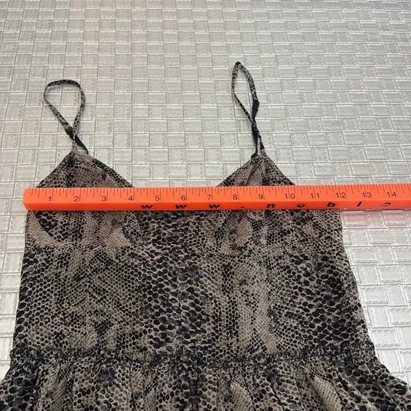 Wilfred Aritzia Silk Snakeskin Bustier Mini Dress Size 0 - Image 4