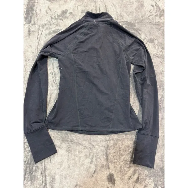 NWOT Free People Movement Quarter Zip Pullover Womens Black Orange Size M - Image 8
