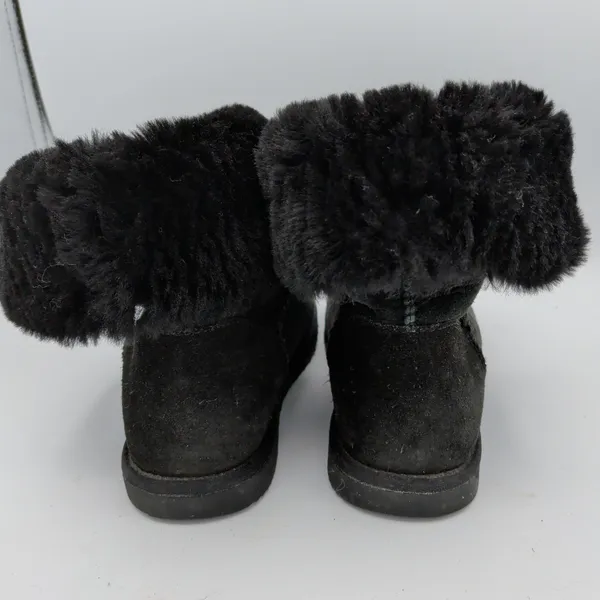 ABEO BIOsystem Black Suede Shearling Lined‎ Mid Calf Boots Womens Size 9 - Image 5