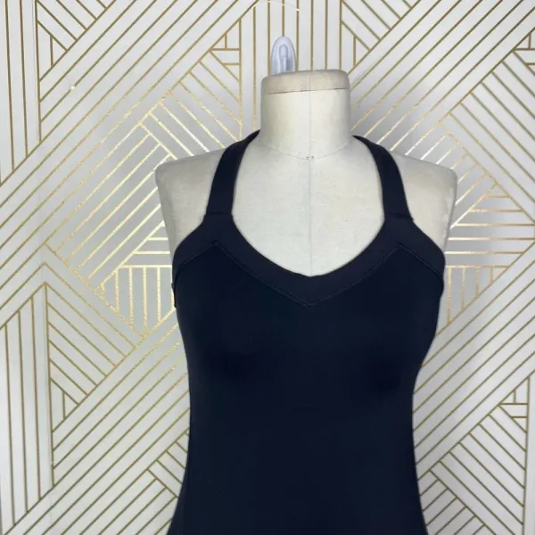 Lululemon Push Your Limits Tank Top‎ in Solid Black Size US - Image 4