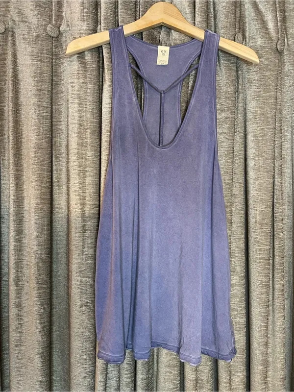 Free People We The Free Lavender Amelia Strappy Front Tank Top Size Small - Image 4