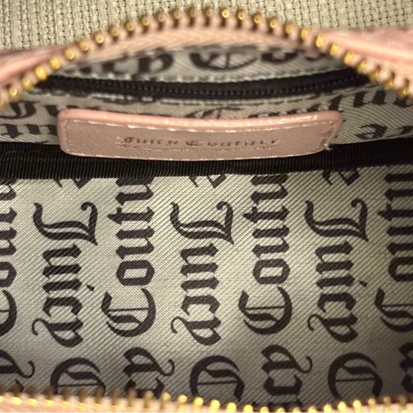 Juicy Couture Pink Crossbody Bag with Matching‎ Pouch - Image 6