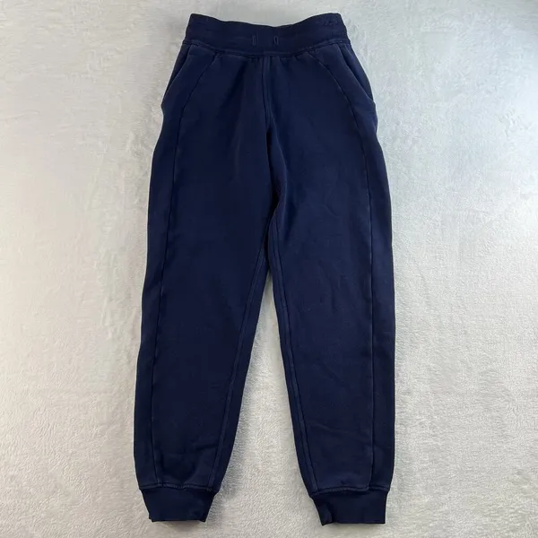 Lululemon Athletica 2 Scuba High Rise Jogger Fleece Night Sea Light Terry Cotton - Image 3