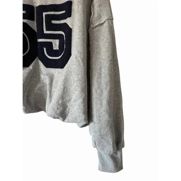 Bohme Lucky Number‎ Sweatshirt Gray Women's Size Large - Image 7