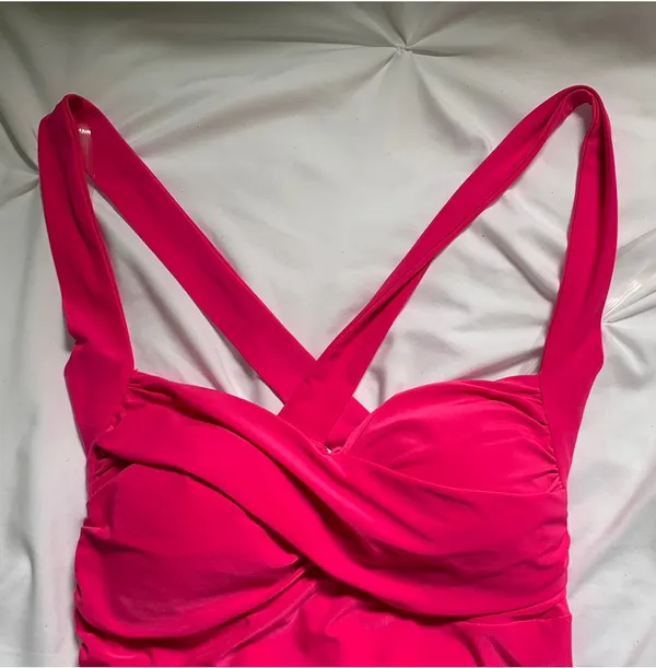 Windsor Pink Crossback Dress - Image 5