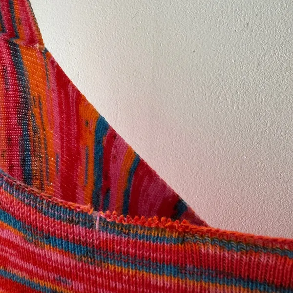 Scoop Vibrant Colorful Y2K Vibes Midi Knit‎ Dress - Image 9