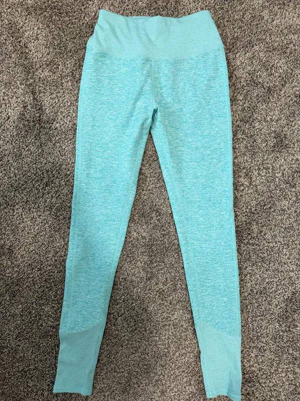Alo Yoga Leggings Alosoft Teal - Image 4