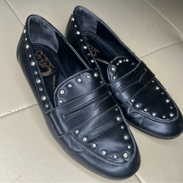 Sam Edelman‎ Black Leather Studded Mules size 6 casual comfort - Image 6