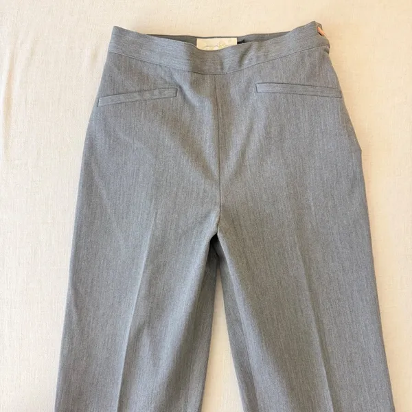 Cache Vintage made in USA High Rise Straight Leg Dress Pants Womens 2 Gray - Image 8