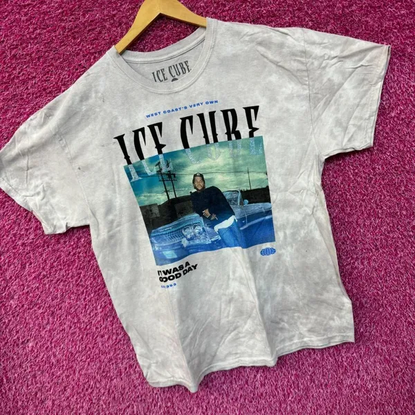 Ice Cube It Was a Good Day West Coast Very Own Rap tiedye T-shirt size XL - Image 3
