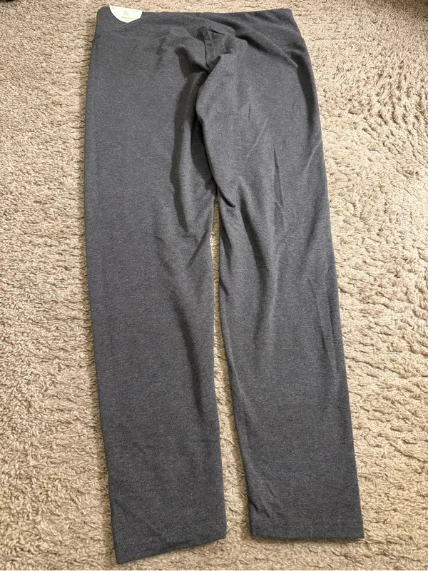 OFFLINE By Aerie Charcoal Gray OG Cotton Full Length Leggings - size XL - Image 4