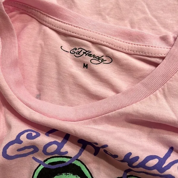 NWT Ed Hardy pink Cobra tshirt size M - Image 4
