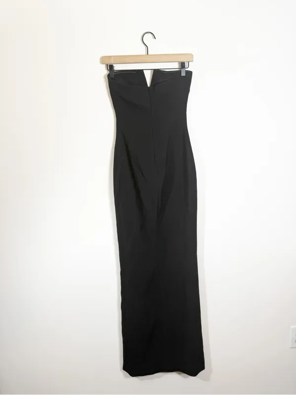 Likely Windsor Black Strapless Maxi Gown Dress Size 0 - Image 7