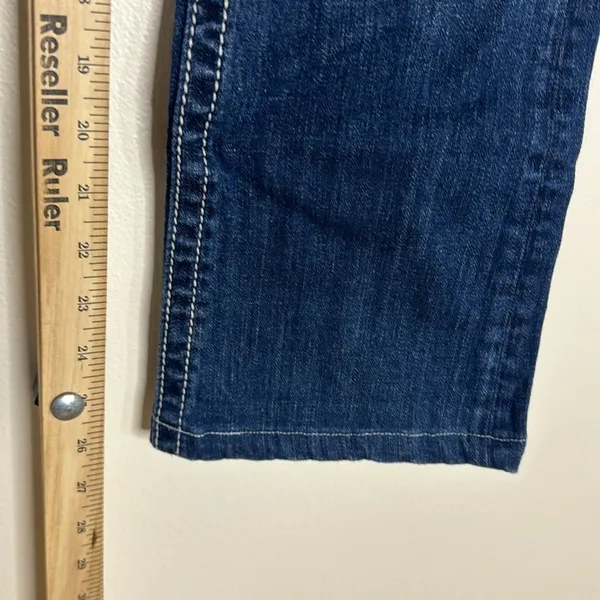 Miss Me ladies bootcut denim jeans‎ with studded bling gem pockets size 27 - Image 10