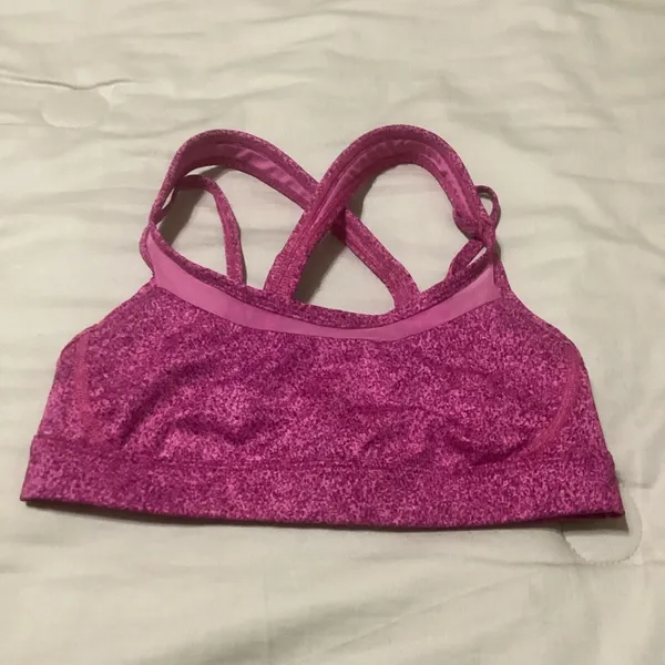 Lululemon Get Down Bra size 4 Rio Mist Pink Paradise Red Grape / Pink Paradise - Image 4