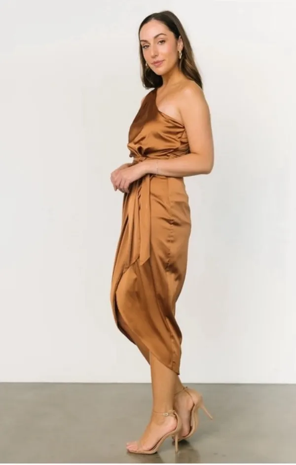 Baltic Born Midi Satin Dress - Image 2