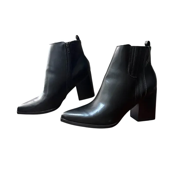 Indigo Rd. Western Boots Womens 10 Black Ankle Booties Block Heel Rodeo Festival - Image 2