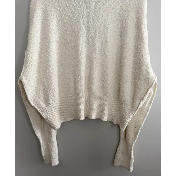 Free People Found My Friend Cardigan Ivory‎ Women's Size Small - Image 6