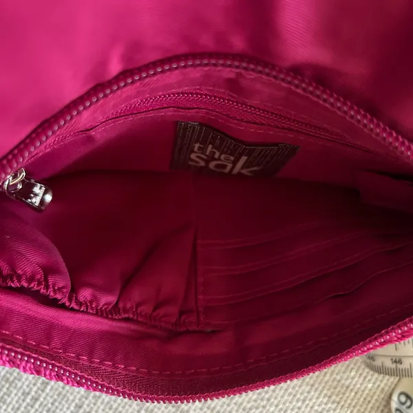 The Sak Crochet Crossbody Bag Magenta/Hot Pink - Image 10