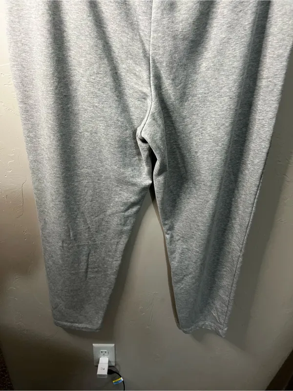 Lands’ End Serious Sweats Gray Straight Leg Cozy Lounge Sweatpants - Image 8